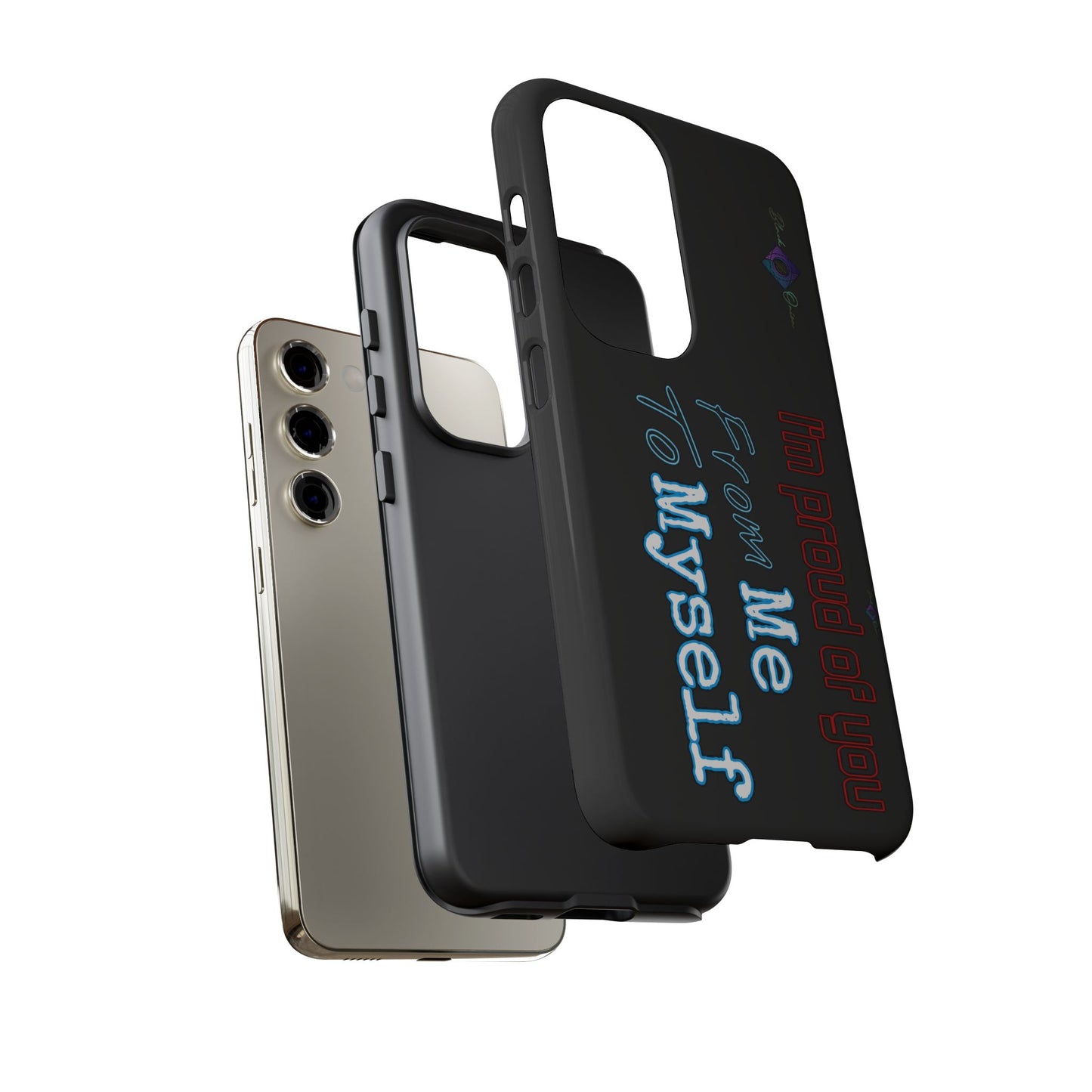 BlackOnion Brand New Phone Case - with Motivational Workout Motif’I’m proud of you ‘💪🔥🫵