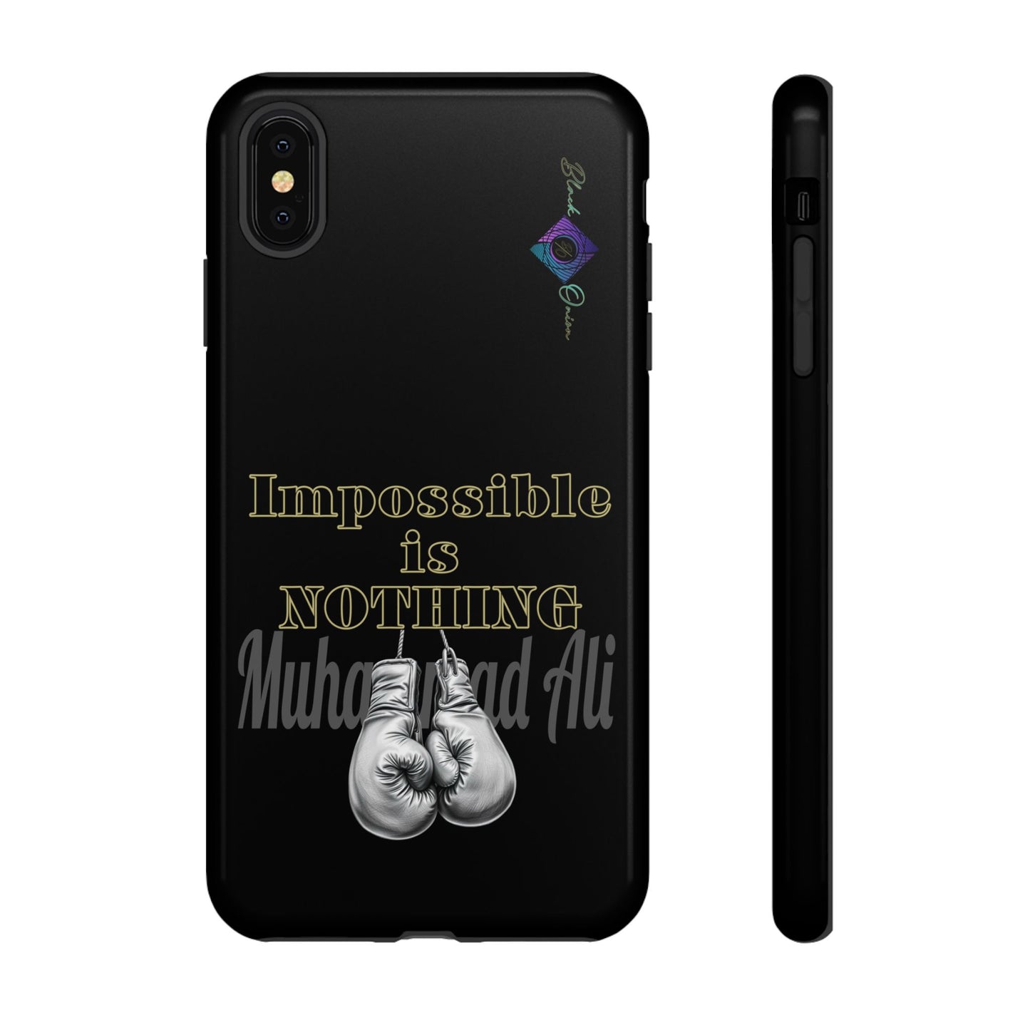 BlackOnion Brand New Phone Case - with Motivational Workout Motif ’Impossible ‘💪🔥🫵