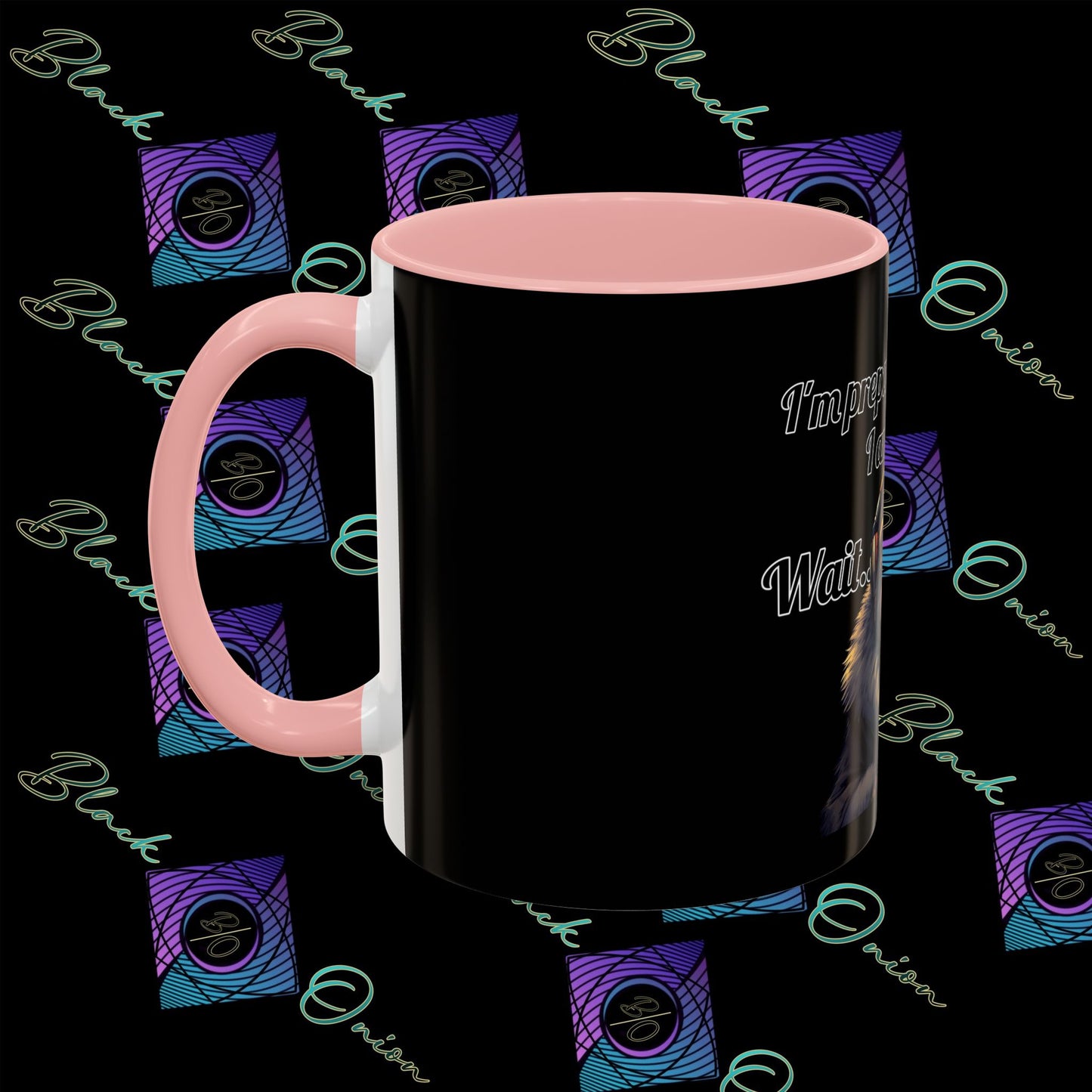 BlackOnion Coffee Mug 2 with Workout Motif ‘Victory V2’🫵🔥💪