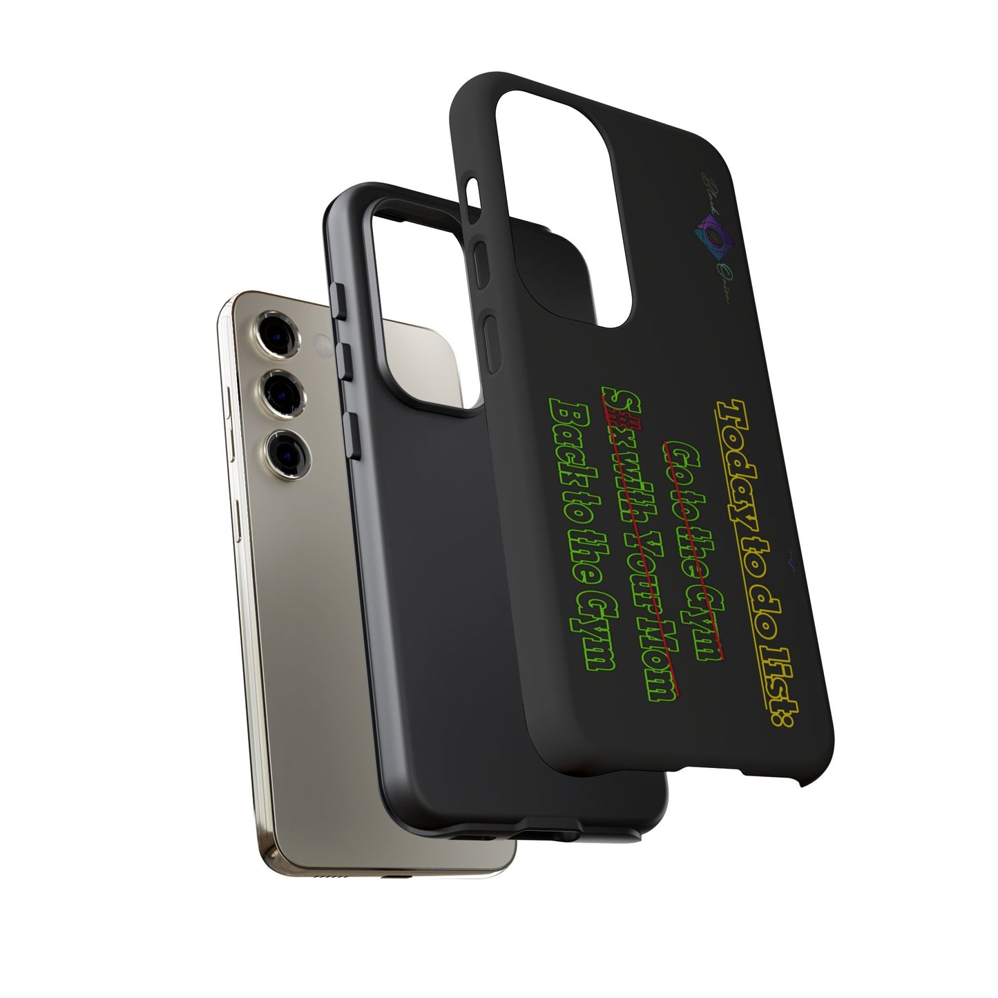BlackOnion Brand New Phone Case - with Motivational Workout Motif’Today To Do List V2 ‘💪🔥🫵