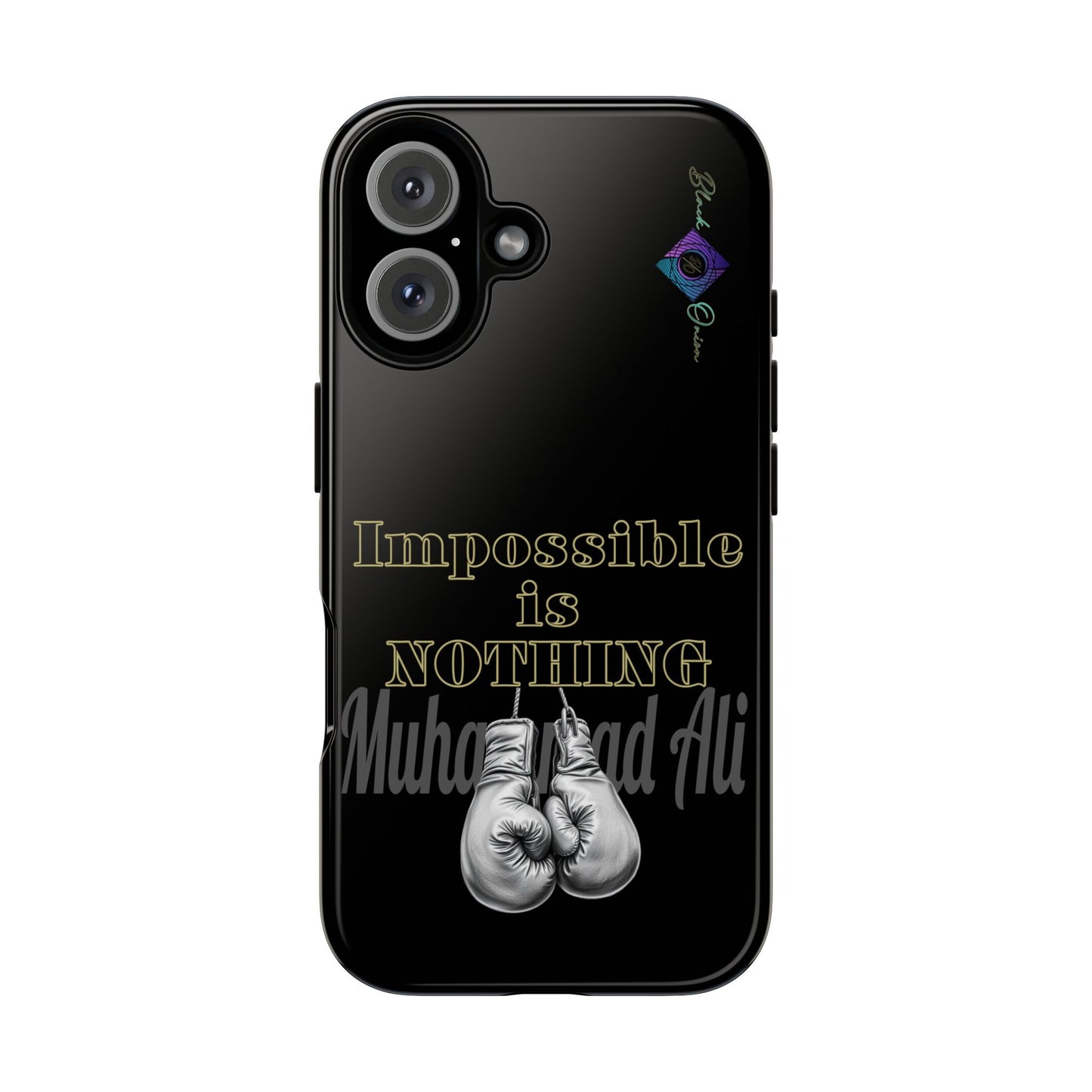 BlackOnion Brand New Phone Case - with Motivational Workout Motif ’Impossible ‘💪🔥🫵