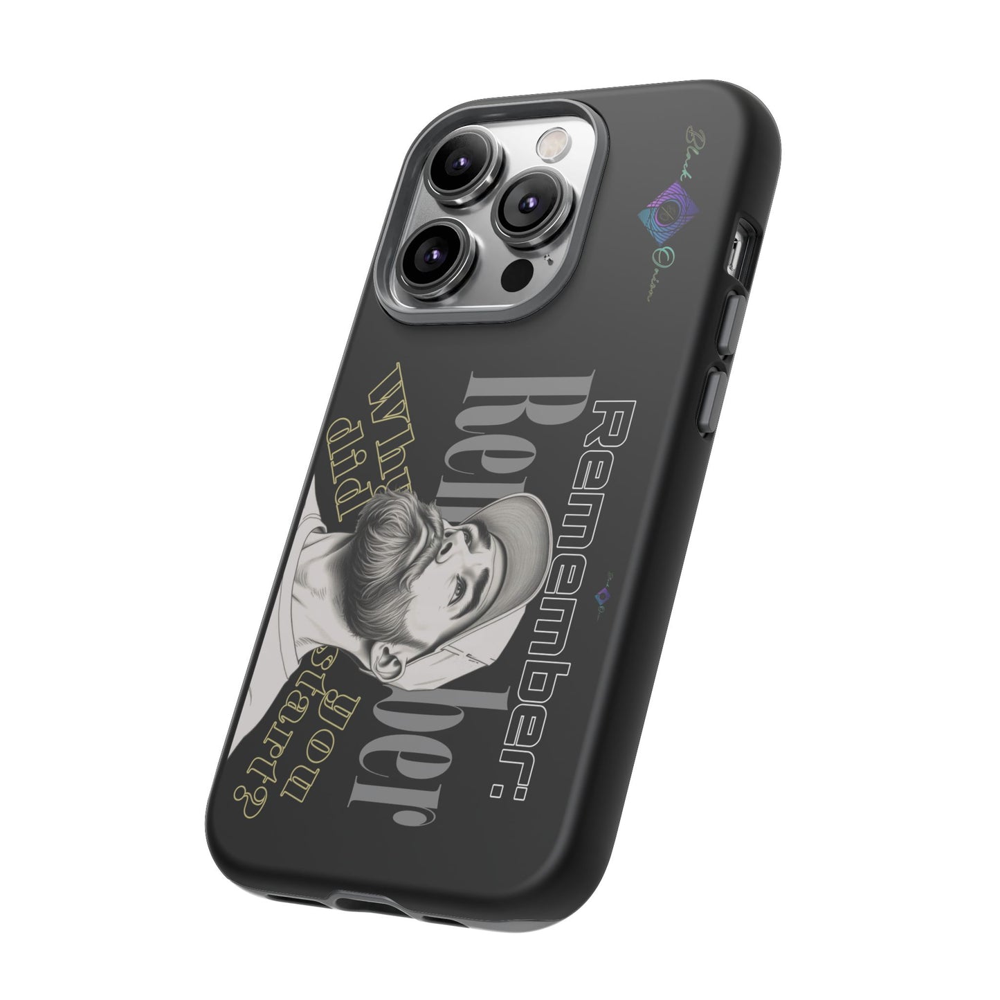 BlackOnion Brand New Phone Case - with Motivational Workout Motif’Remember ‘💪🔥🫵