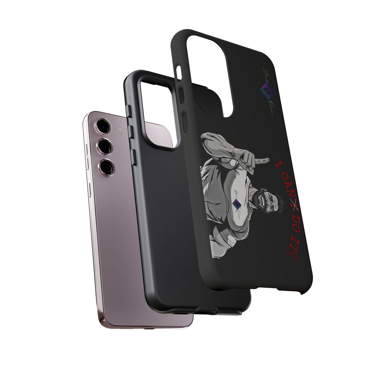 BlackOnion Brand New Phone Case - with Motivational Workout Motif’I Can Do It ‘💪🔥🫵
