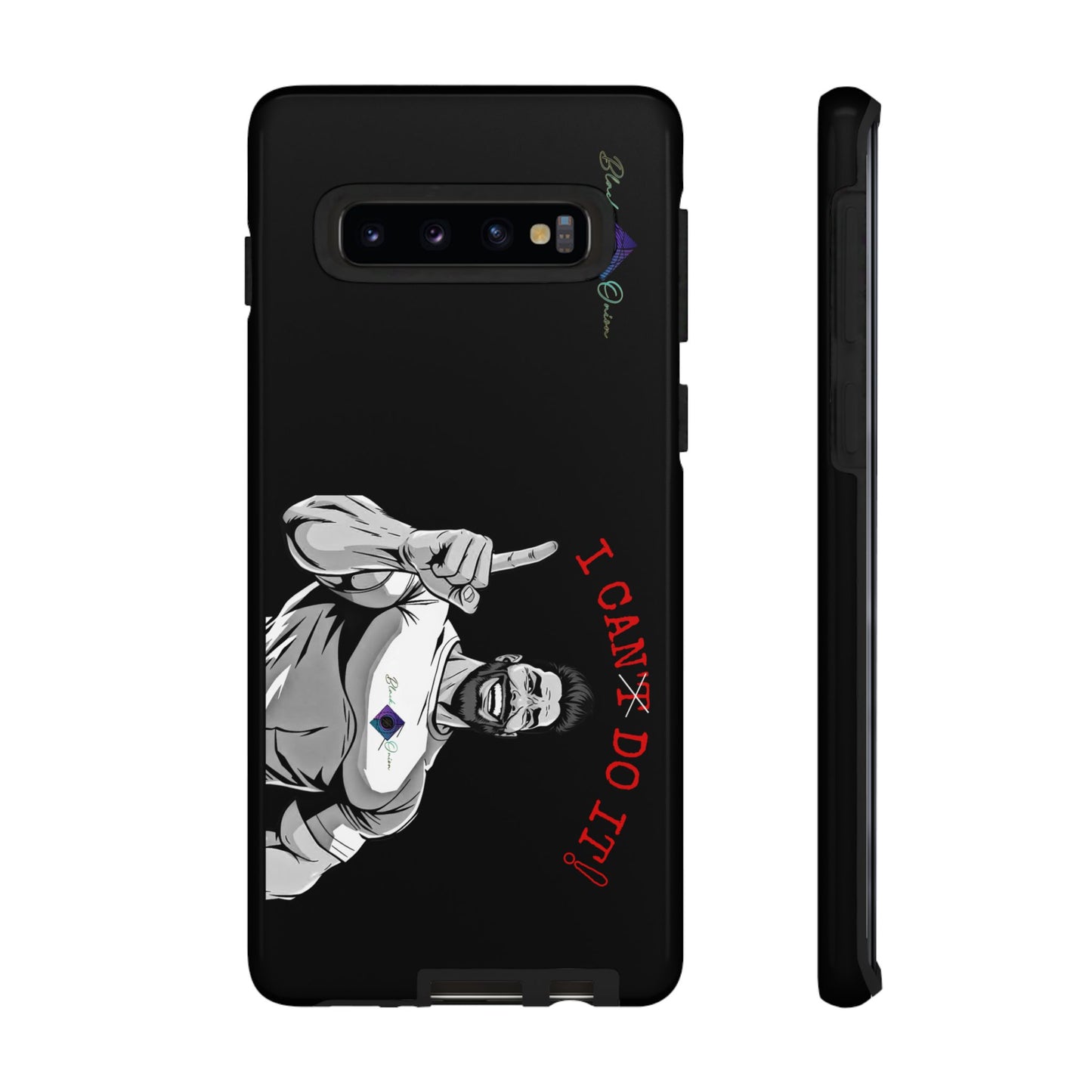 BlackOnion Brand New Phone Case - with Motivational Workout Motif’I Can Do It ‘💪🔥🫵