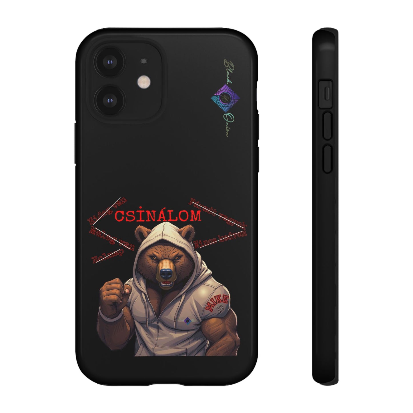 BlackOnion Brand New Phone Case - with Motivational Workout Motif ‘Csinálom ‘💪🔥🫵