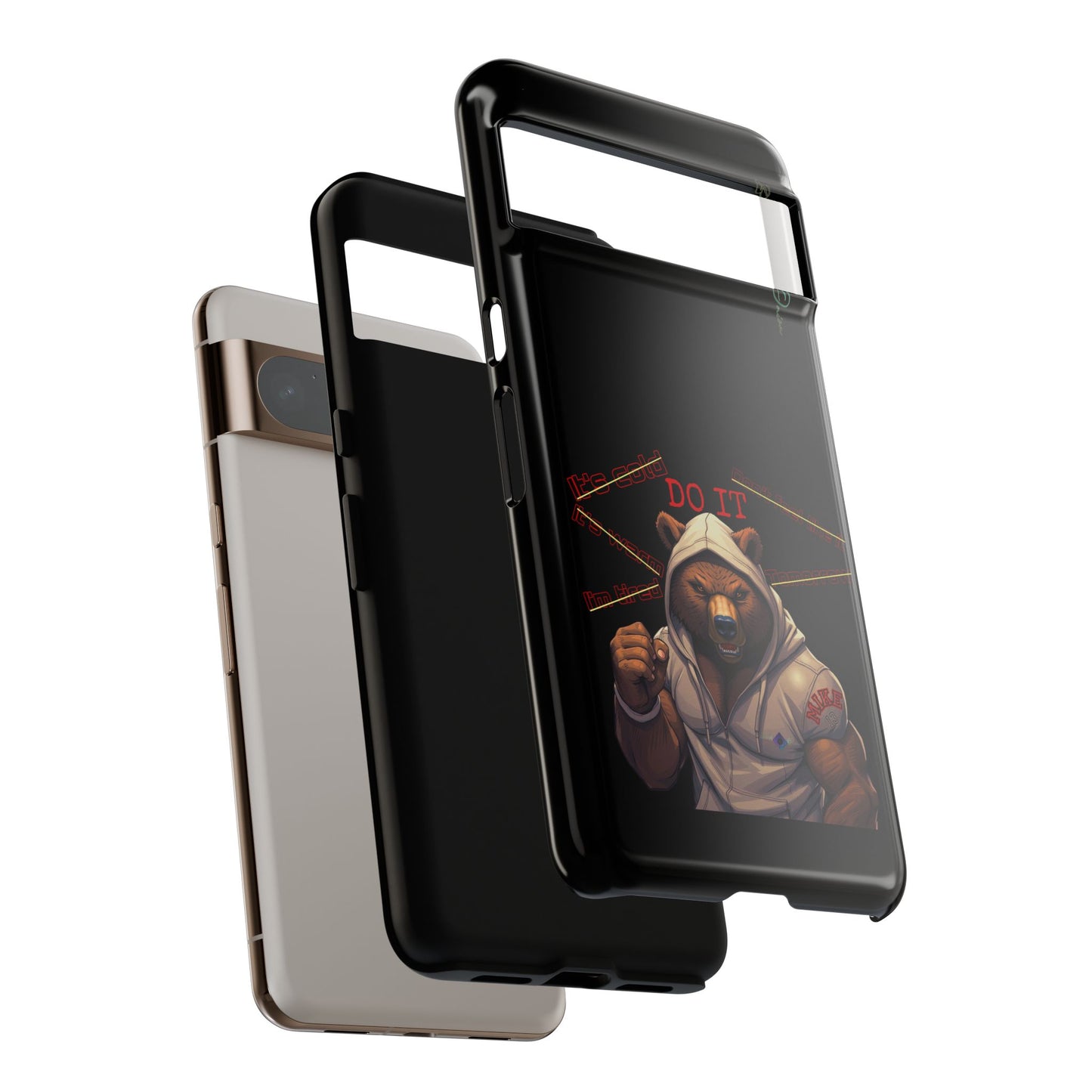 BlackOnion Brand New Phone Case - with Motivational Workout Motif’Do it ‘💪🔥🫵