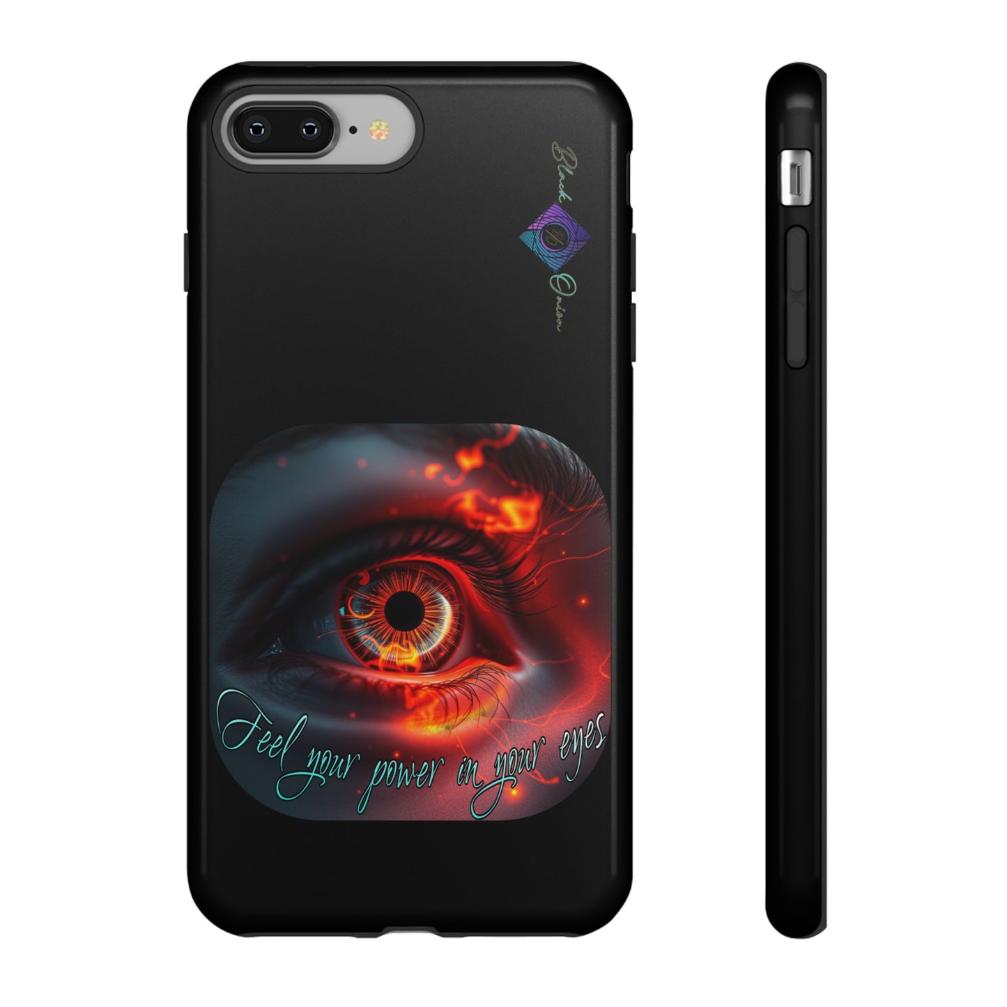 BlackOnion Brand New Phone Case - with Motivational Workout Motif ’Feel your power ‘💪🔥🫵
