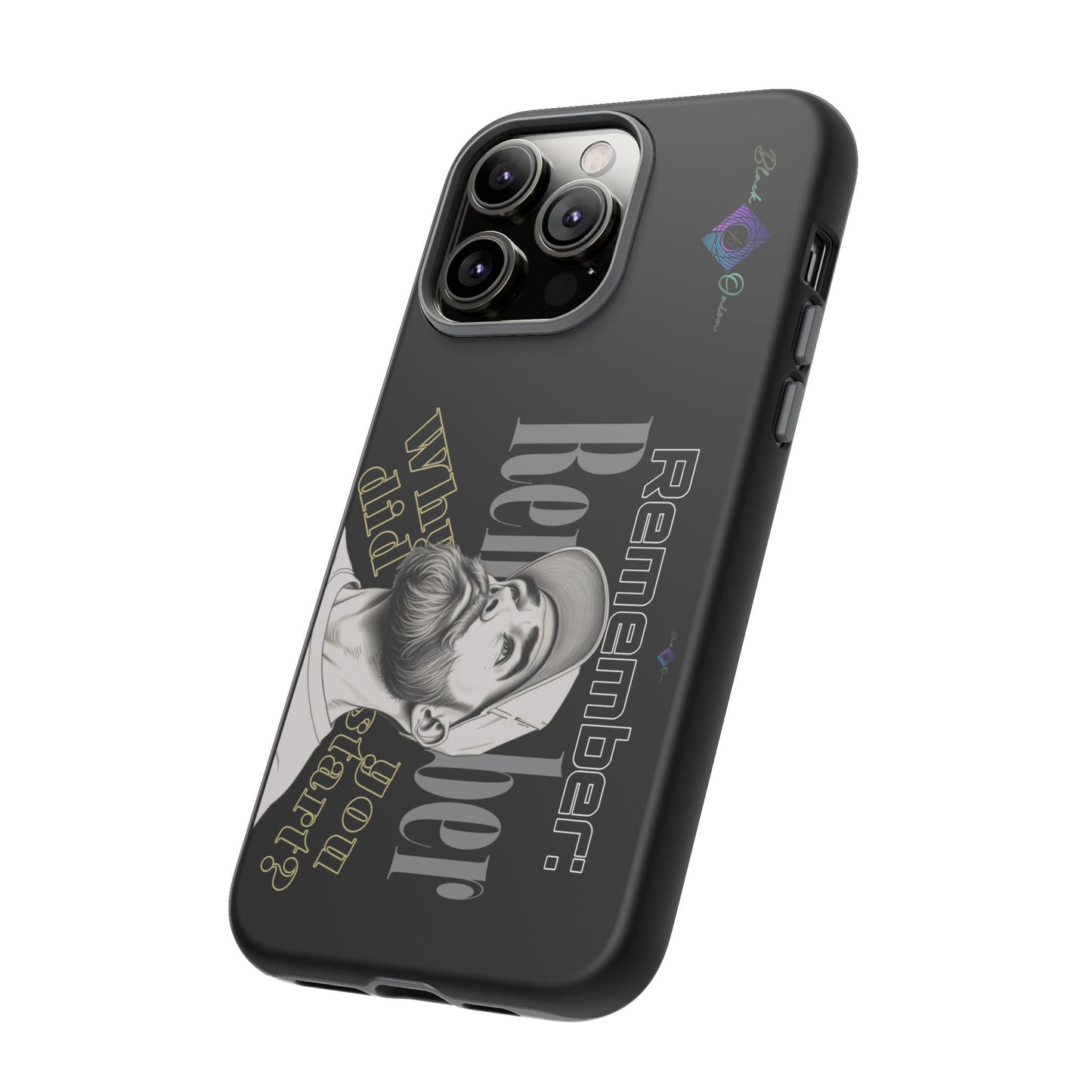 BlackOnion Brand New Phone Case - with Motivational Workout Motif’Remember ‘💪🔥🫵