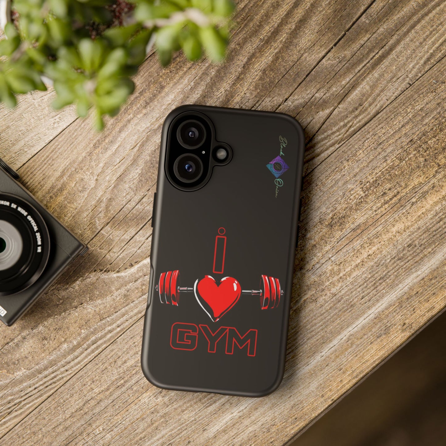 BlackOnion Brand New Phone Case - with Motivational Workout Motif’I Love Gym ‘💪🔥🫵