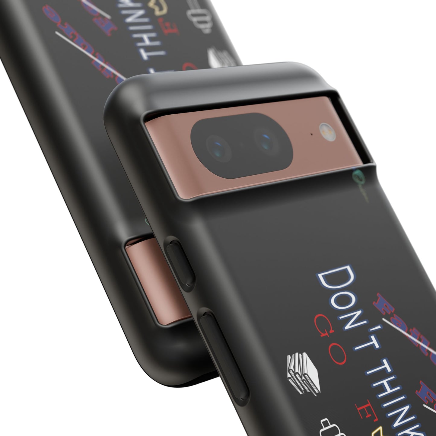 BlackOnion Brand New Phone Case - with Motivational Workout Motif’Don’t think ‘💪🔥🫵
