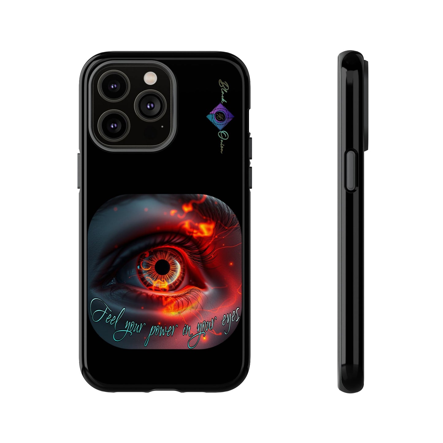 BlackOnion Brand New Phone Case - with Motivational Workout Motif ’Feel your power ‘💪🔥🫵