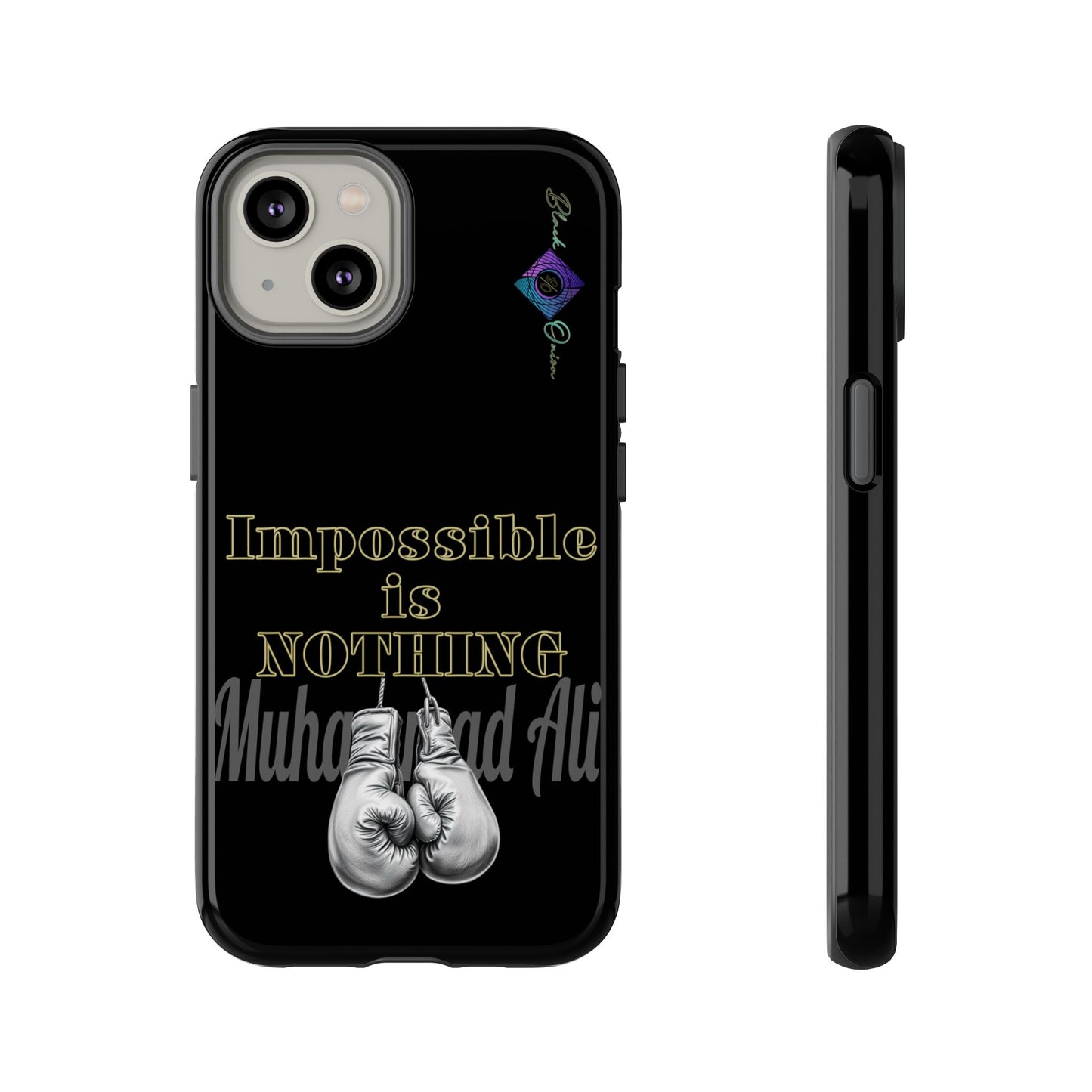 BlackOnion Brand New Phone Case - with Motivational Workout Motif ’Impossible ‘💪🔥🫵