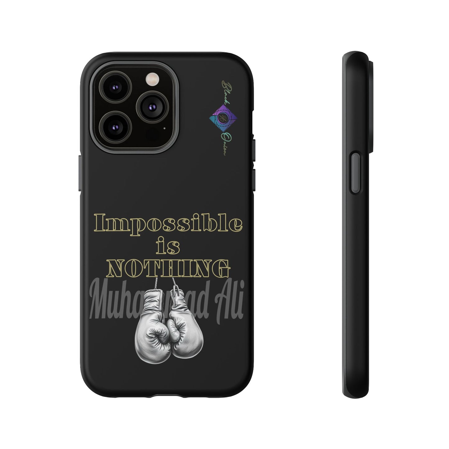 BlackOnion Brand New Phone Case - with Motivational Workout Motif ’Impossible ‘💪🔥🫵