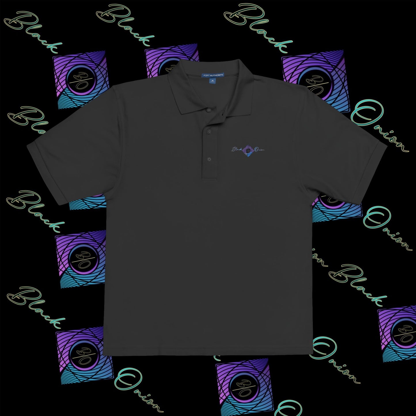 BlackOnion Stylish Unisex Embroidered Polo Shirt