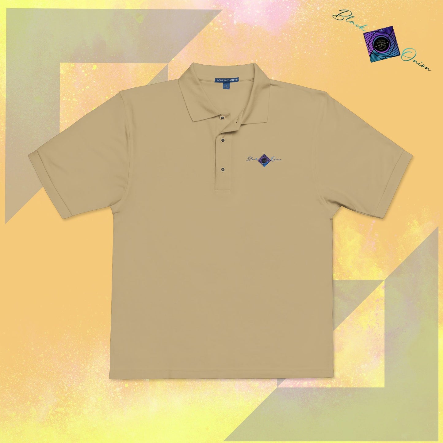 BlackOnion Stylish Unisex Embroidered Polo Shirt 💪🔥