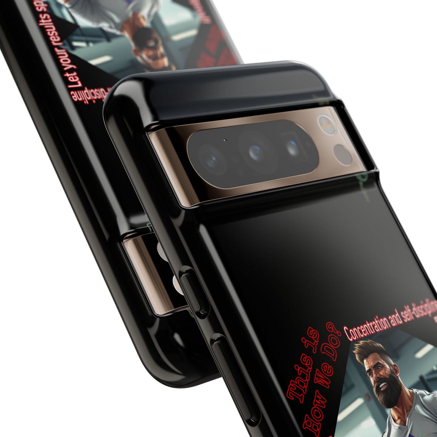 BlackOnion Brand New Phone Case - with Motivational Workout Motif’Unstoppable ‘💪🔥🫵
