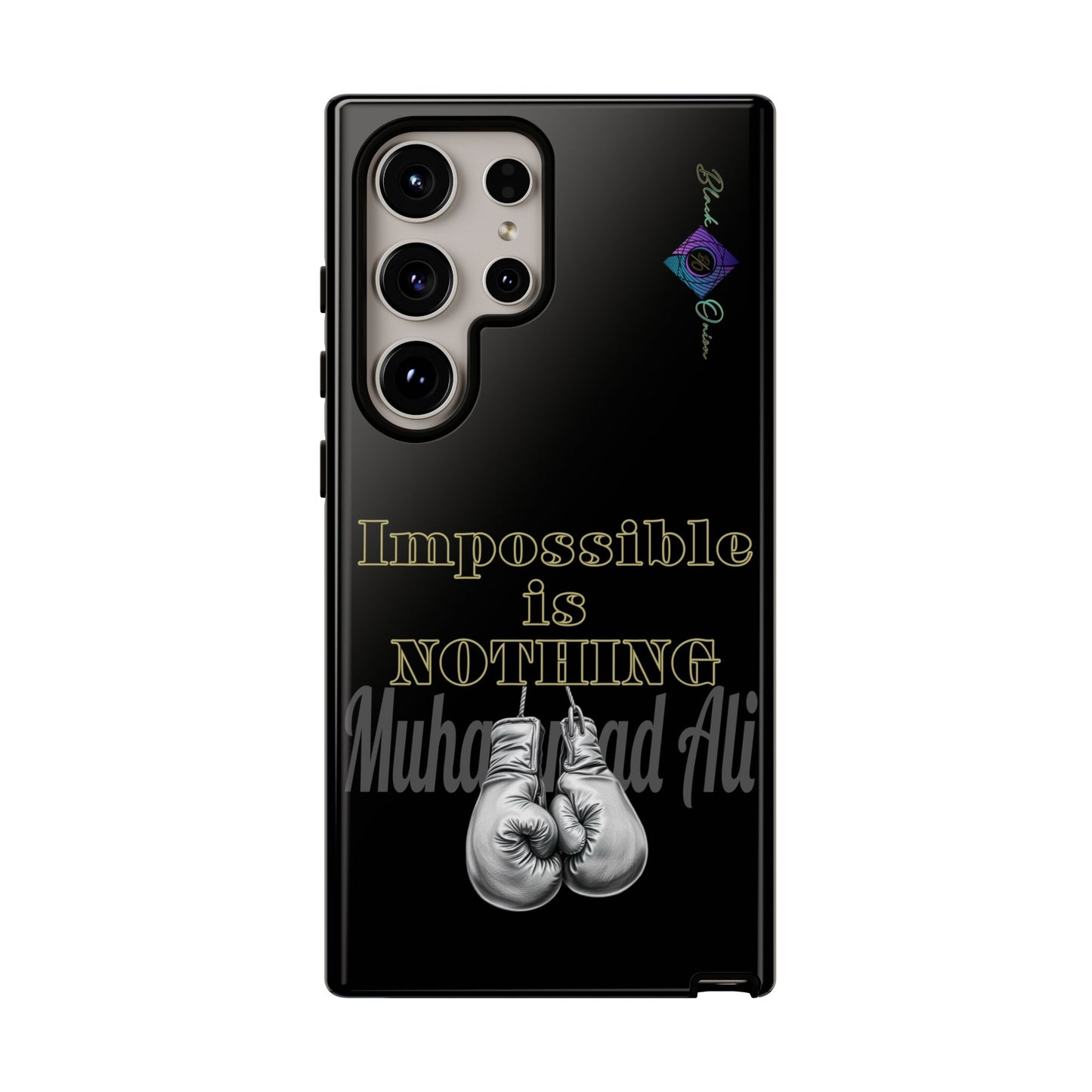 BlackOnion Brand New Phone Case - with Motivational Workout Motif ’Impossible ‘💪🔥🫵