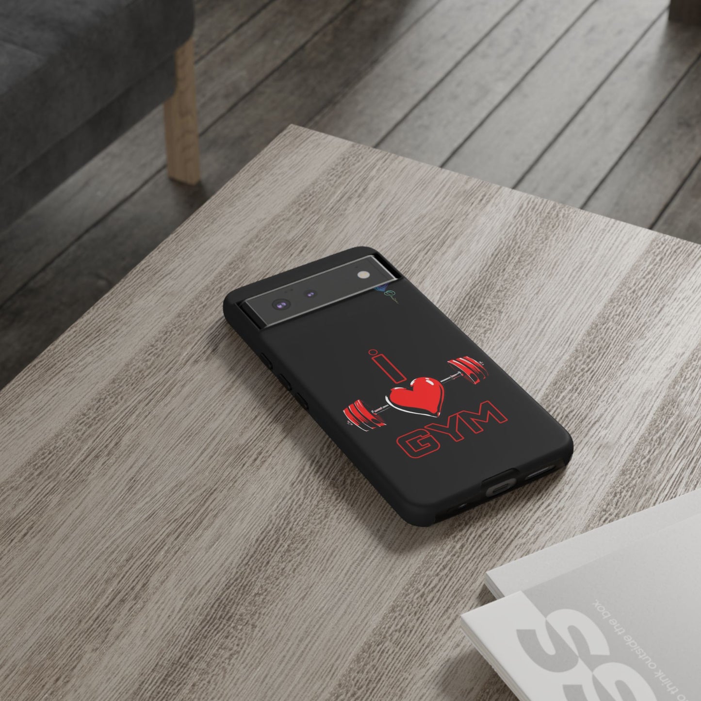 BlackOnion Brand New Phone Case - with Motivational Workout Motif’I Love Gym ‘💪🔥🫵