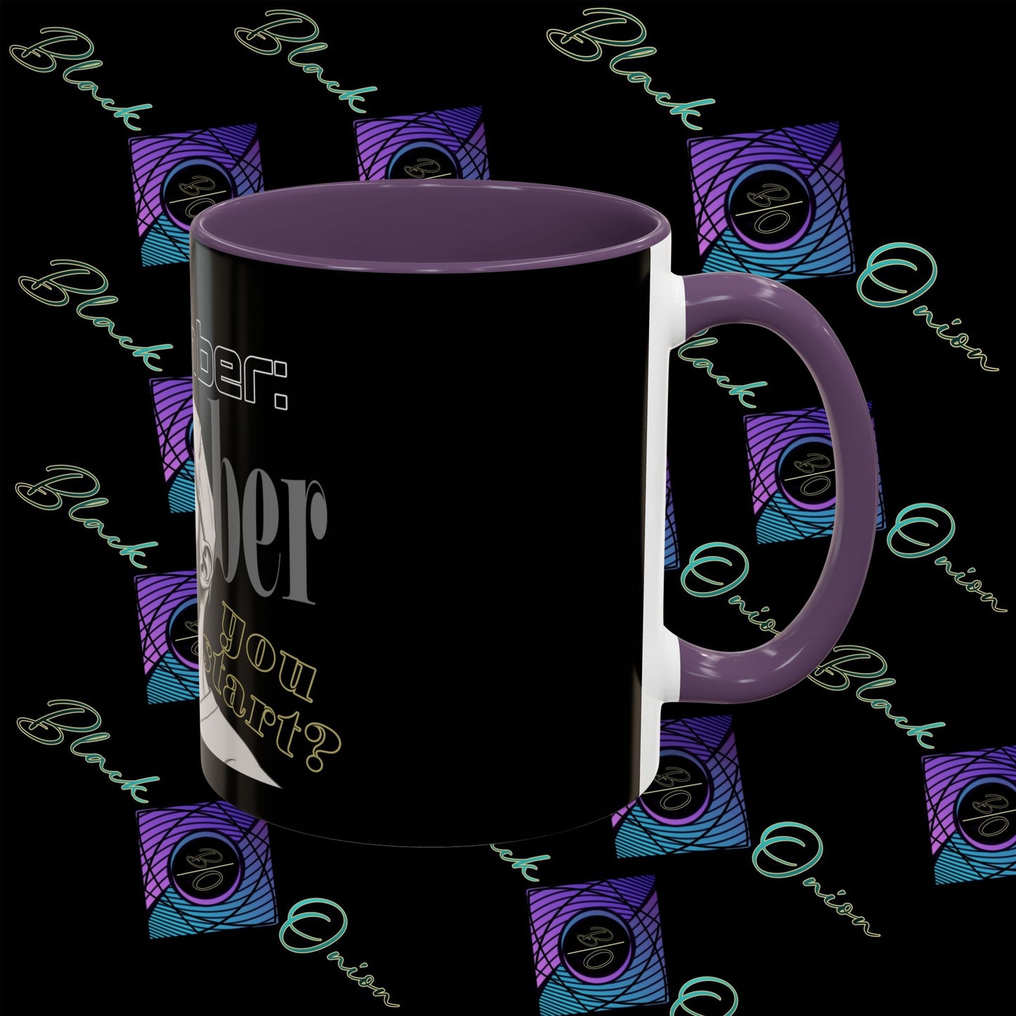 BlackOnion Coffee Mug - 11oz with Workout Motif ‘Remember ’🔥💪🫵