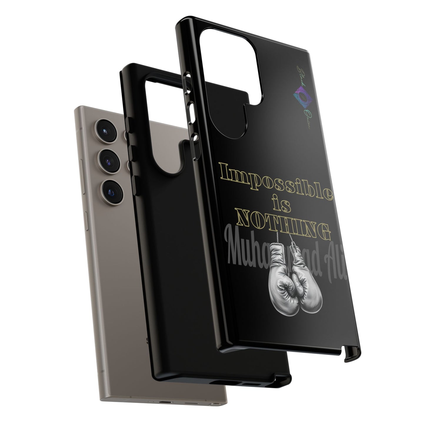 BlackOnion Brand New Phone Case - with Motivational Workout Motif ’Impossible ‘💪🔥🫵