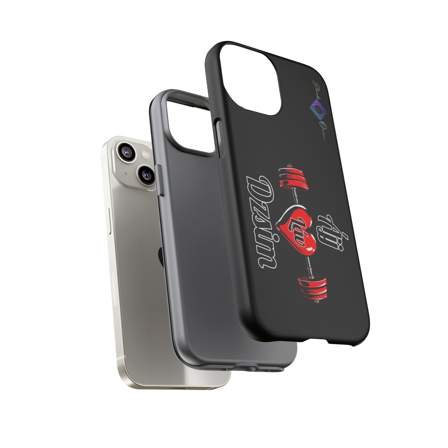 BlackOnion Brand New Phone Case - with Motivational Workout Motif’Ájj Láv Dzsim ‘💪🔥🫵