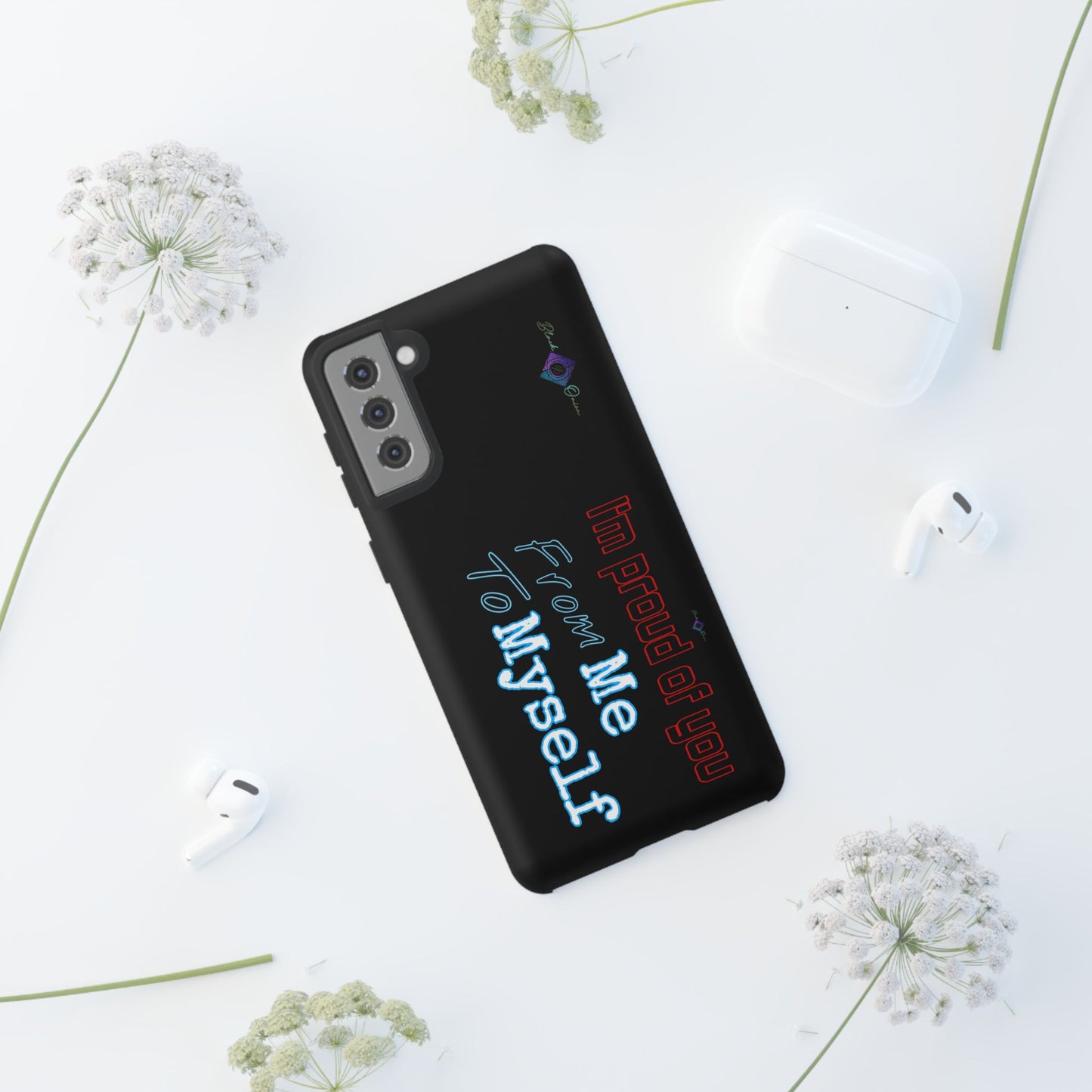 BlackOnion Brand New Phone Case - with Motivational Workout Motif’I’m proud of you ‘💪🔥🫵