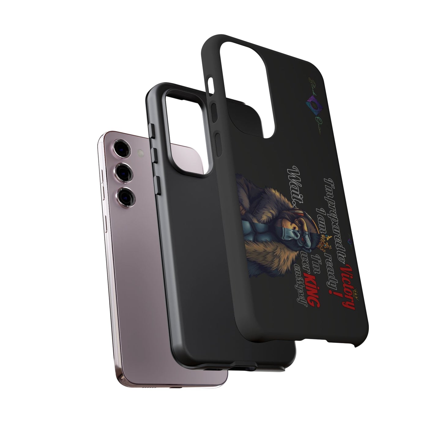 BlackOnion Brand New Phone Case - with Motivational Workout Motif’Victory 👑‘💪🔥🫵
