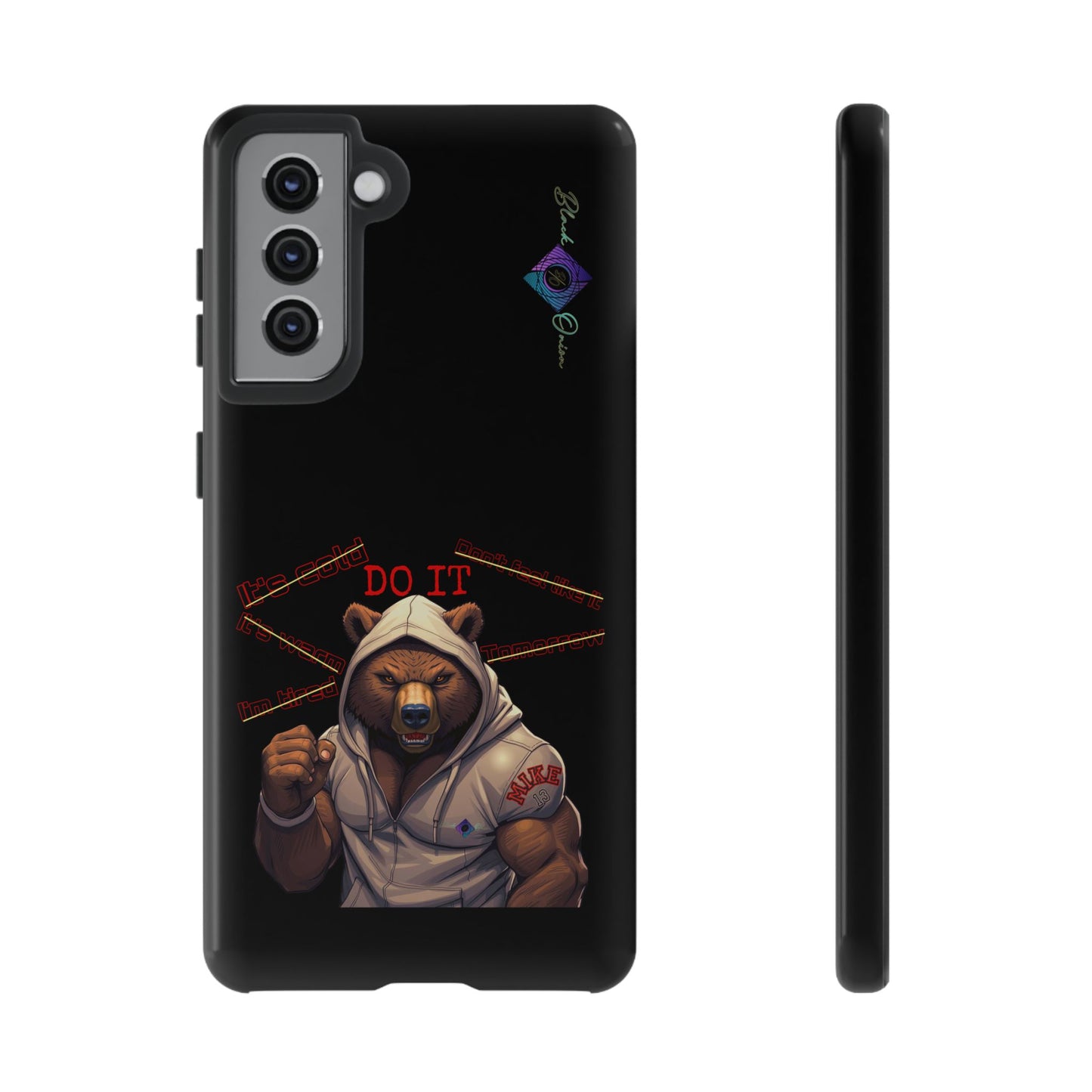 BlackOnion Brand New Phone Case - with Motivational Workout Motif’Do it ‘💪🔥🫵