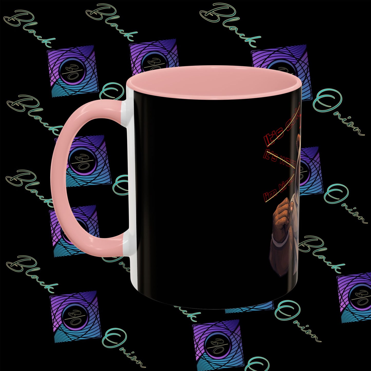 BlackOnion Coffee Mug - 11oz with Workout Motif ‘Mike 13’🔥💪🫵