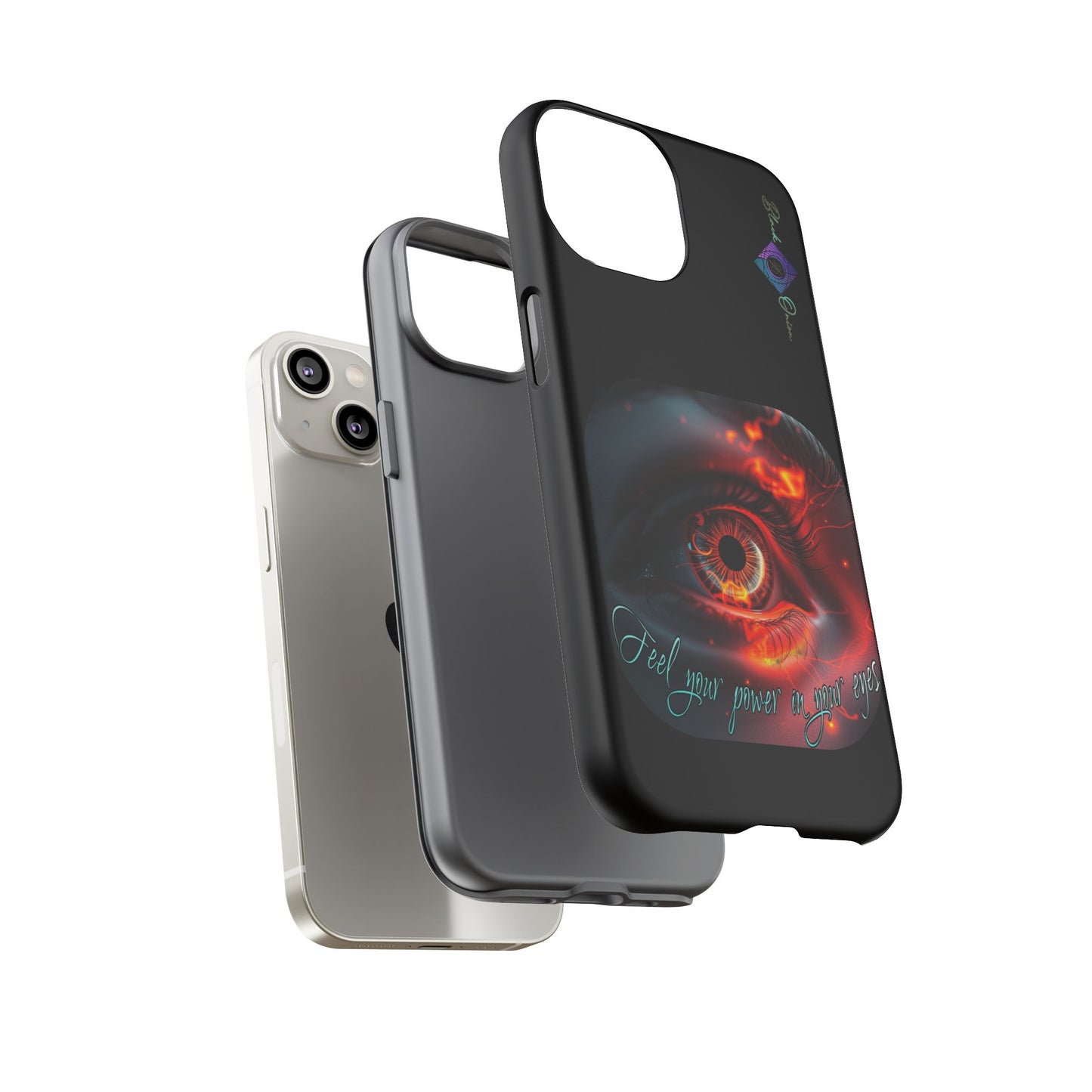 BlackOnion Brand New Phone Case - with Motivational Workout Motif ’Feel your power ‘💪🔥🫵