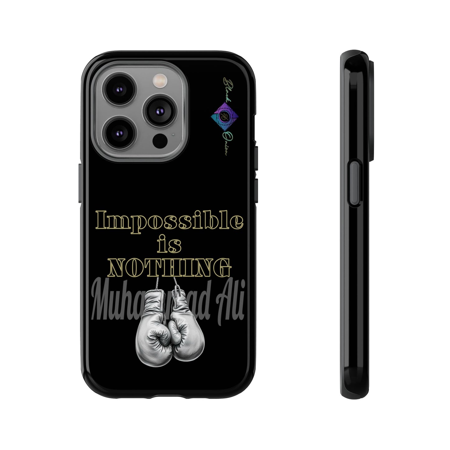 BlackOnion Brand New Phone Case - with Motivational Workout Motif ’Impossible ‘💪🔥🫵