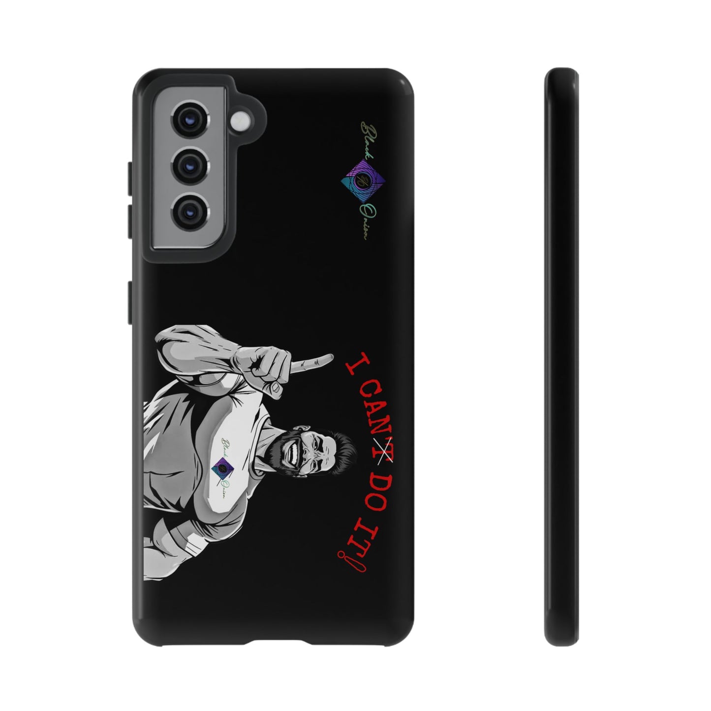 BlackOnion Brand New Phone Case - with Motivational Workout Motif’I Can Do It ‘💪🔥🫵