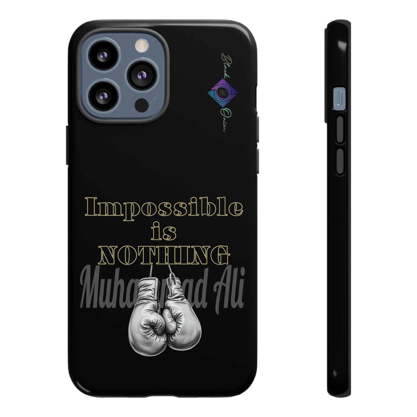 BlackOnion Brand New Phone Case - with Motivational Workout Motif ’Impossible ‘💪🔥🫵