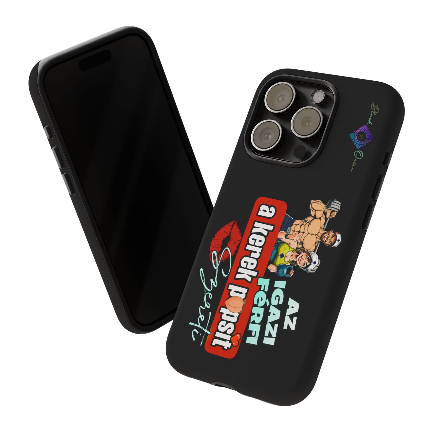 BlackOnion Brand New Phone Case - with Motivational Workout Motif ‘Az igazi férfi ‘💪🔥🫵