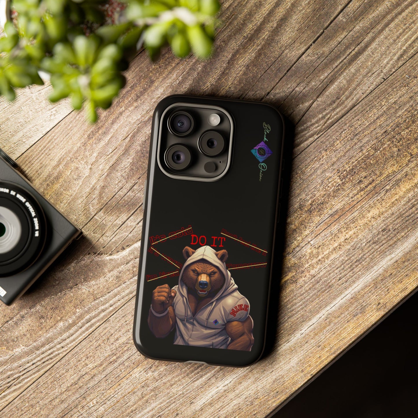 BlackOnion Brand New Phone Case - with Motivational Workout Motif’Do it ‘💪🔥🫵