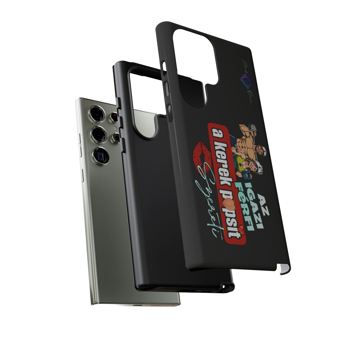 BlackOnion Brand New Phone Case - with Motivational Workout Motif ‘Az igazi férfi ‘💪🔥🫵
