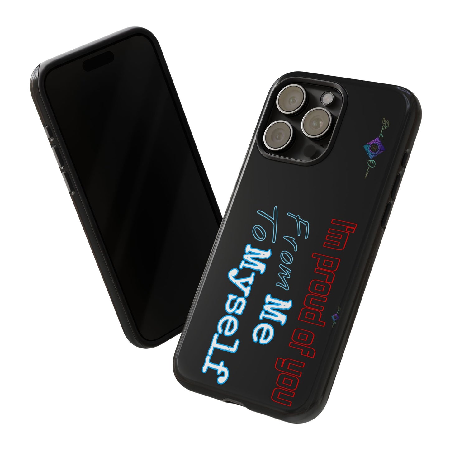 BlackOnion Brand New Phone Case - with Motivational Workout Motif’I’m proud of you ‘💪🔥🫵