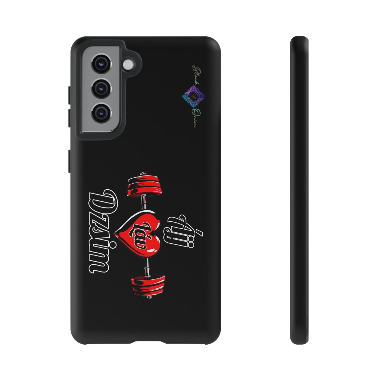 BlackOnion Brand New Phone Case - with Motivational Workout Motif’Ájj Láv Dzsim ‘💪🔥🫵