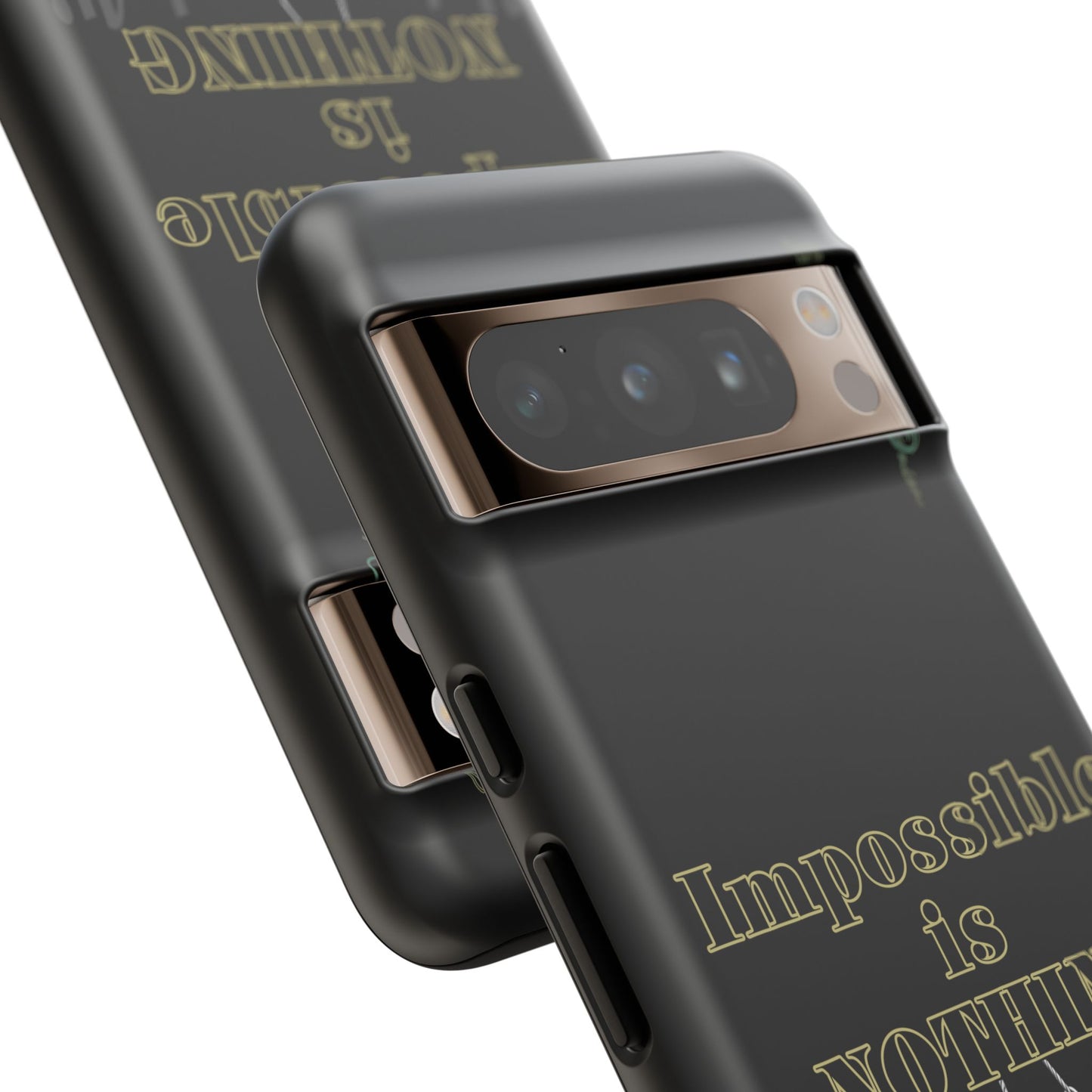 BlackOnion Brand New Phone Case - with Motivational Workout Motif ’Impossible ‘💪🔥🫵