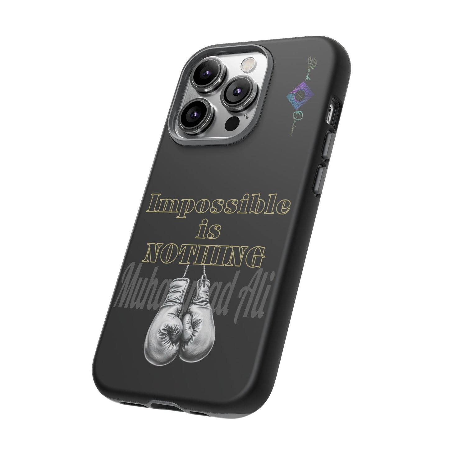 BlackOnion Brand New Phone Case - with Motivational Workout Motif ’Impossible ‘💪🔥🫵
