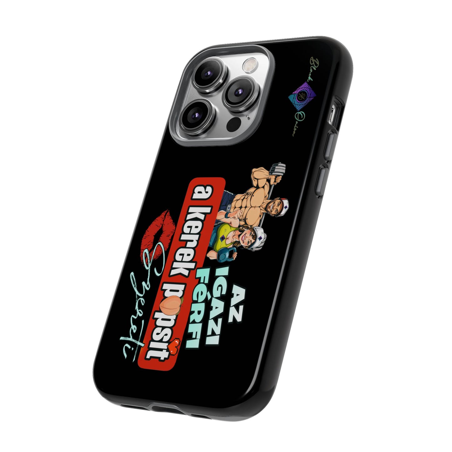 BlackOnion Brand New Phone Case - with Motivational Workout Motif ‘Az igazi férfi ‘💪🔥🫵