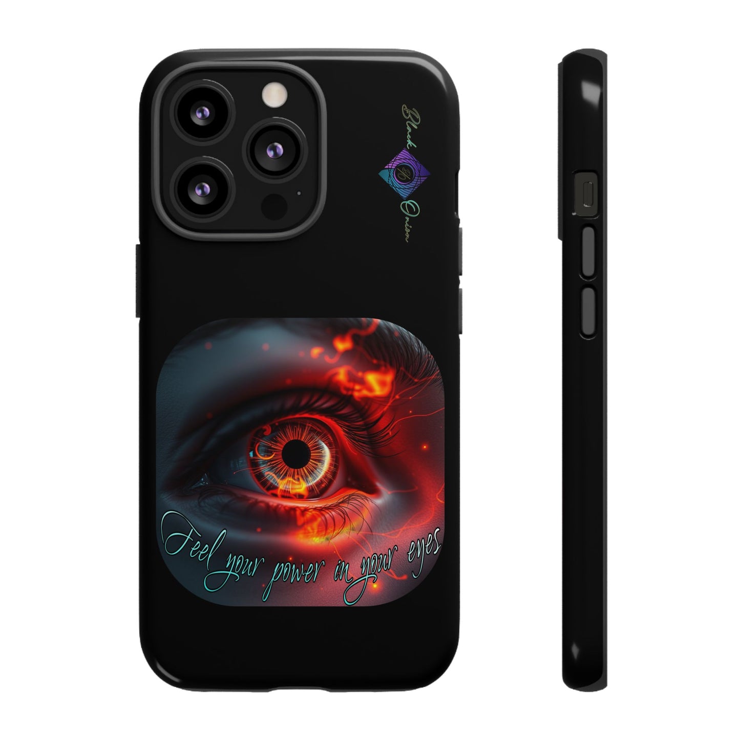 BlackOnion Brand New Phone Case - with Motivational Workout Motif ’Feel your power ‘💪🔥🫵