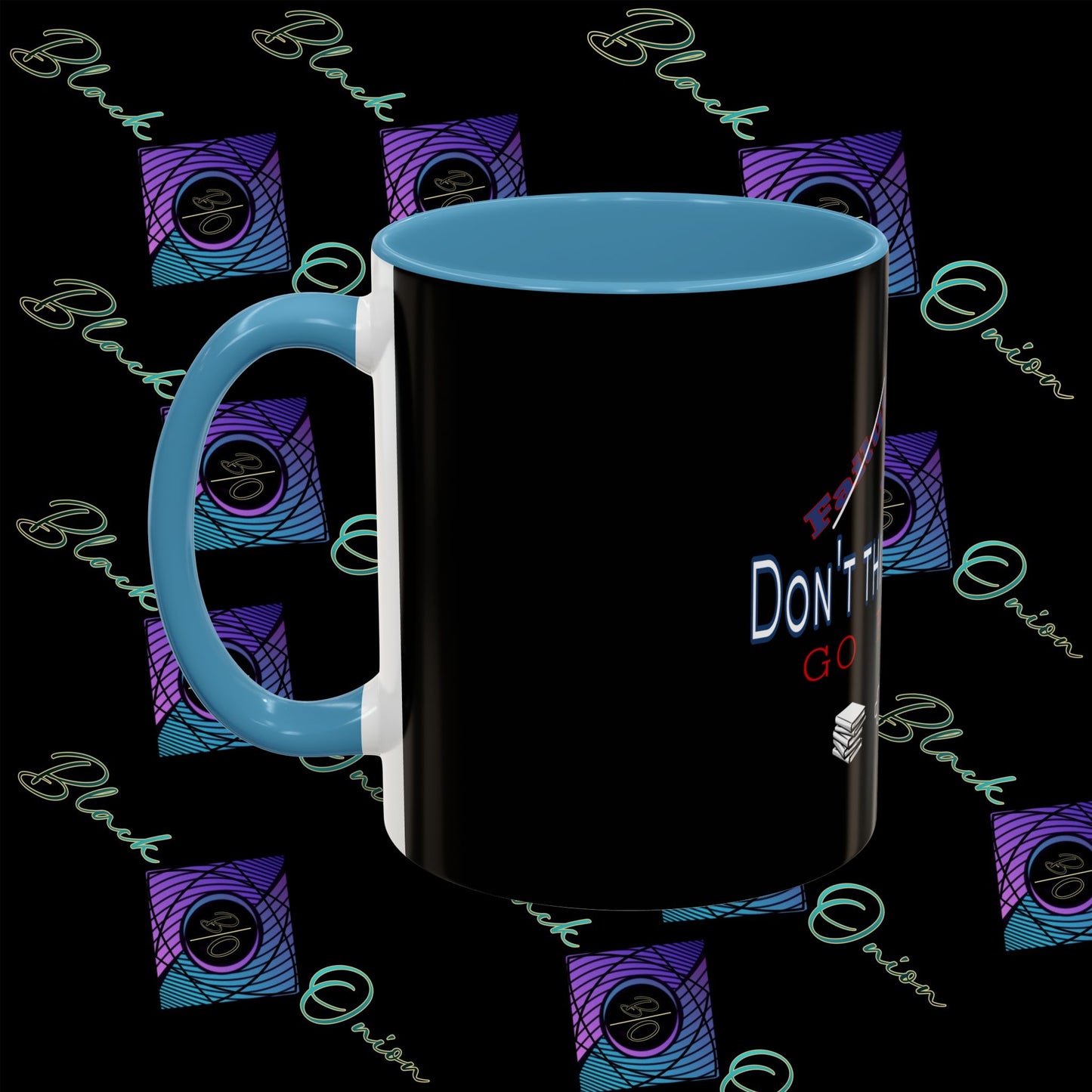 BlackOnion Coffee Mug Serial 2 with Workout Motif ‘Don’t think ‘🫵🔥💪