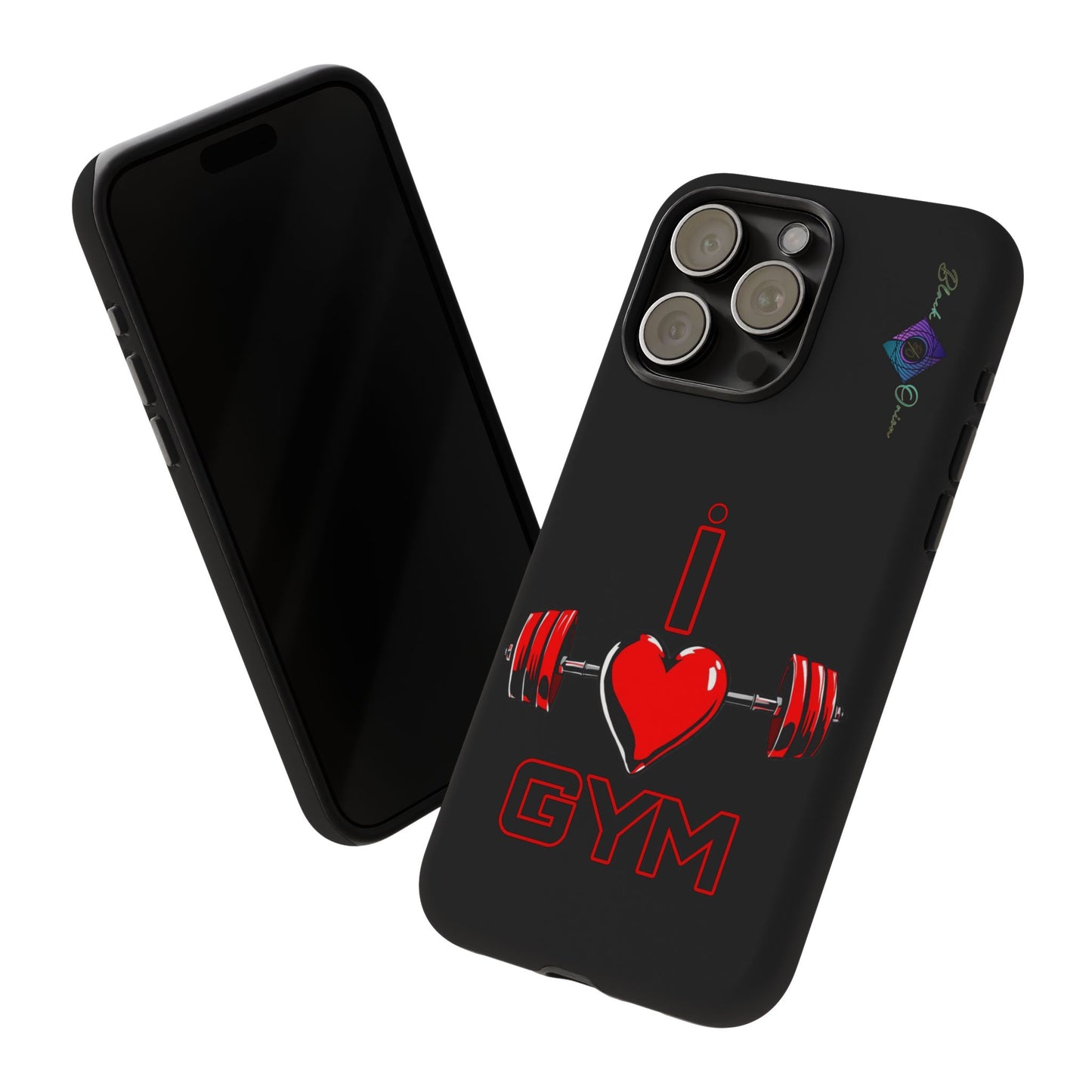 BlackOnion Brand New Phone Case - with Motivational Workout Motif’I Love Gym ‘💪🔥🫵