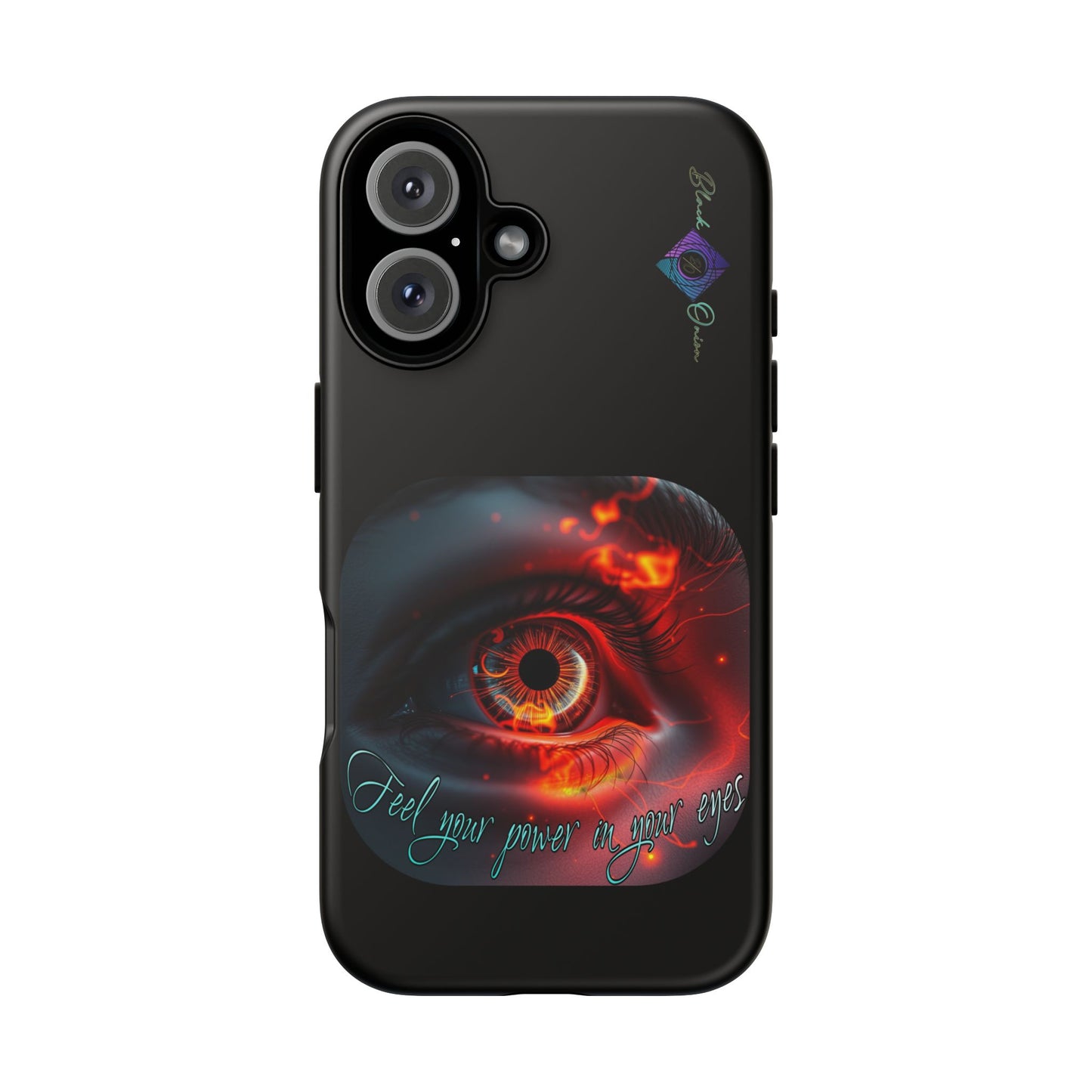 BlackOnion Brand New Phone Case - with Motivational Workout Motif ’Feel your power ‘💪🔥🫵