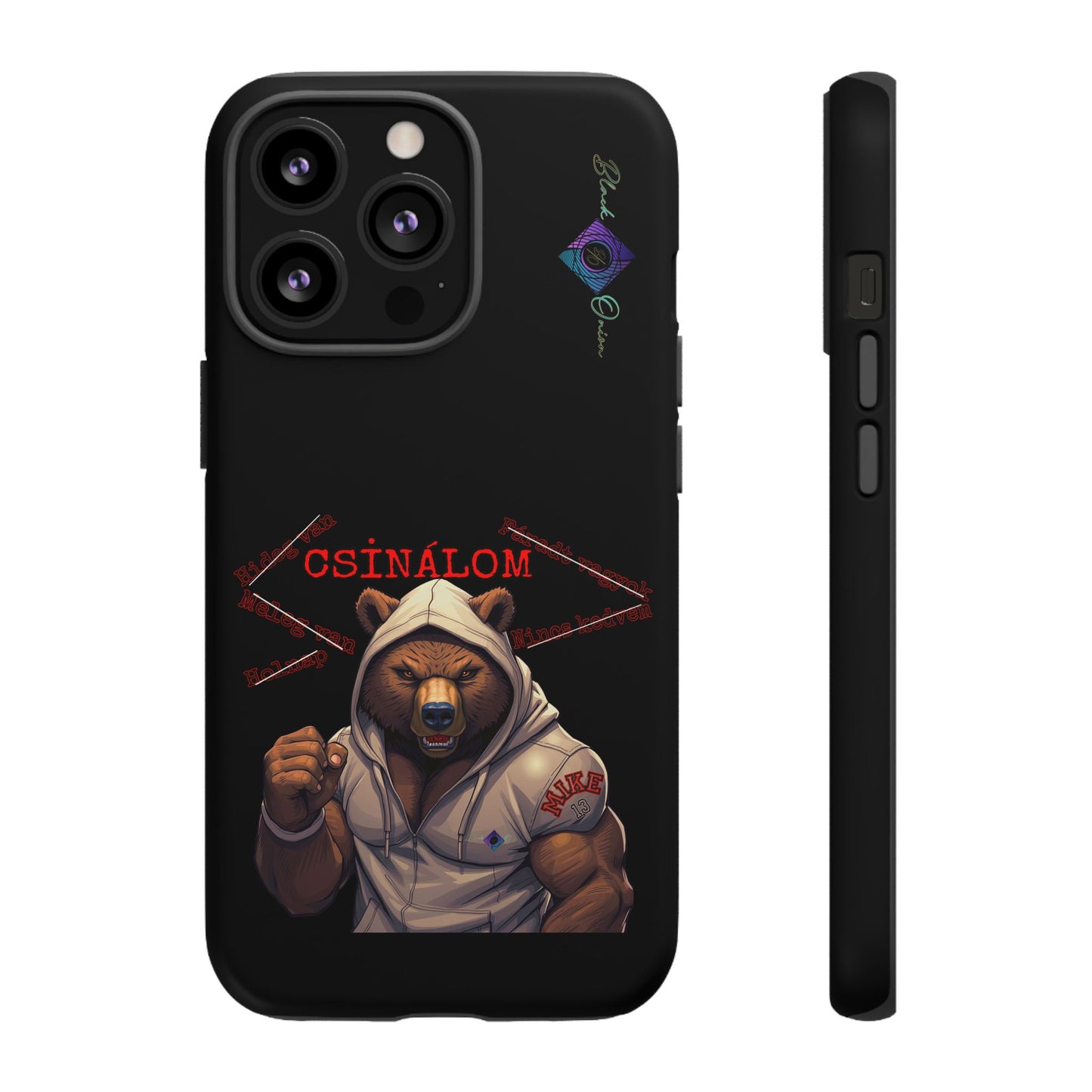 BlackOnion Brand New Phone Case - with Motivational Workout Motif ‘Csinálom ‘💪🔥🫵