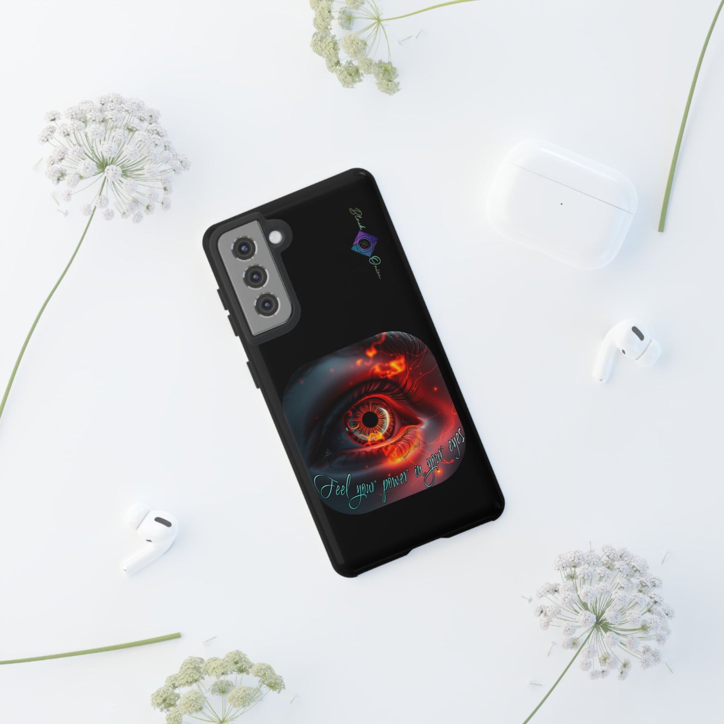 BlackOnion Brand New Phone Case - with Motivational Workout Motif ’Feel your power ‘💪🔥🫵