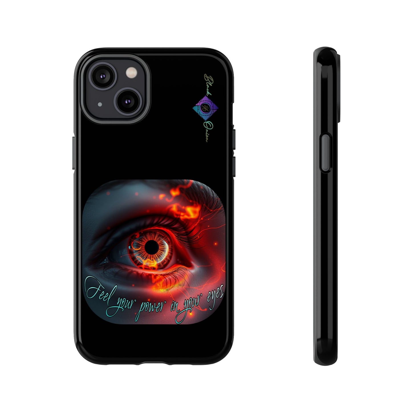 BlackOnion Brand New Phone Case - with Motivational Workout Motif ’Feel your power ‘💪🔥🫵