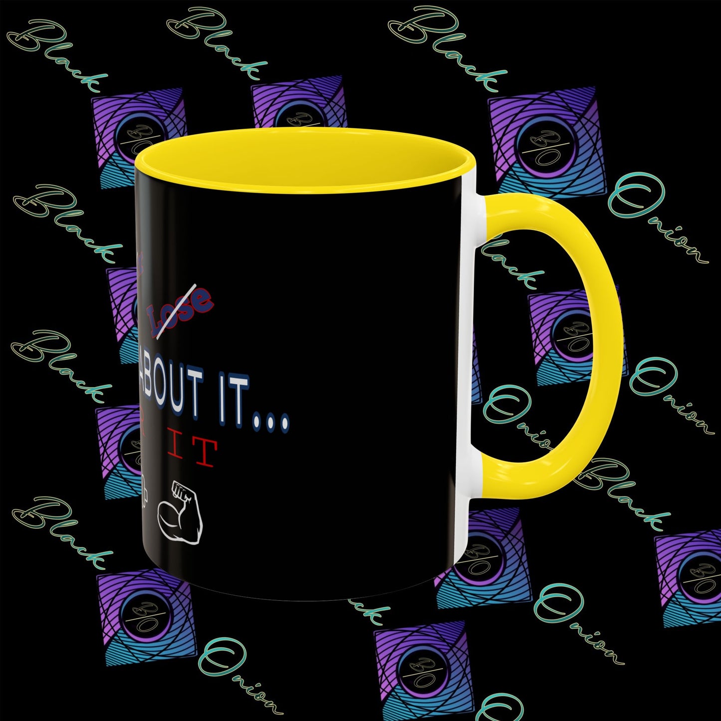 BlackOnion Coffee Mug - 11oz with ‘Don’t think about it’🔥💪🫵