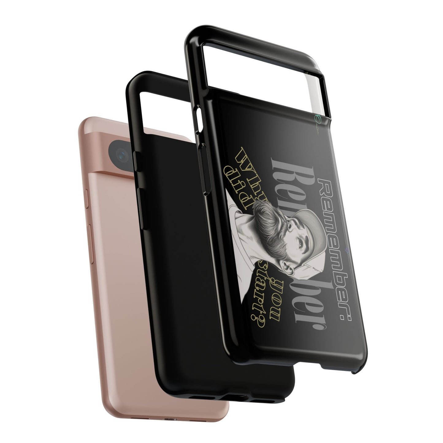 BlackOnion Brand New Phone Case - with Motivational Workout Motif’Remember ‘💪🔥🫵